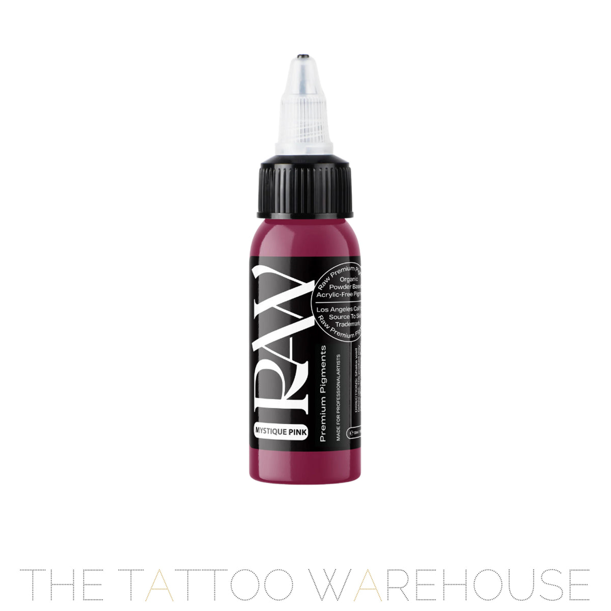 Raw Pigments Mystique Pink tattoo ink bottle
