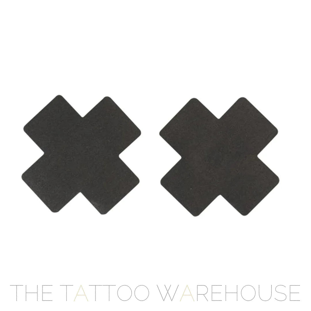 Black nipple covers/pasties, packaging