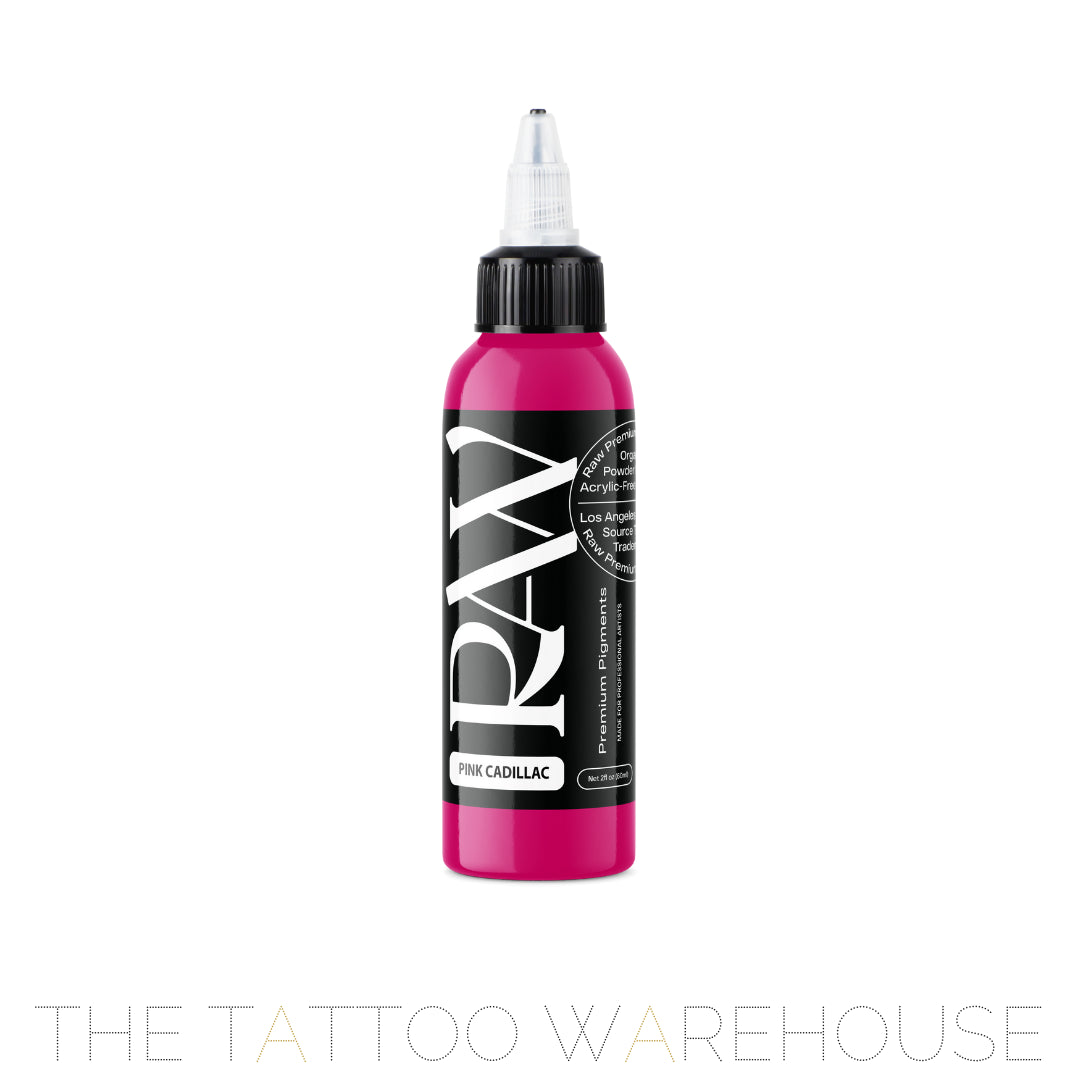 Raw Pigments Pink Cadillac tattoo ink, 2oz bottle