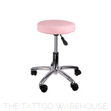 Pink Rolling Stool