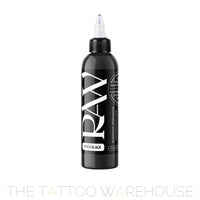 Raw Pigments Pitch Black tattoo ink, 4oz bottle