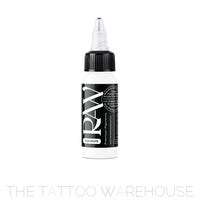 Raw Pigments Raw White tattoo ink, 1oz bottle, part of 30 Colour Set