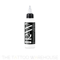 Raw Pigments Raw White highlight tattoo ink, 2oz bottle