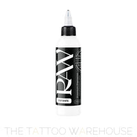 Raw Pigments Raw White highlight tattoo ink, 4oz bottle