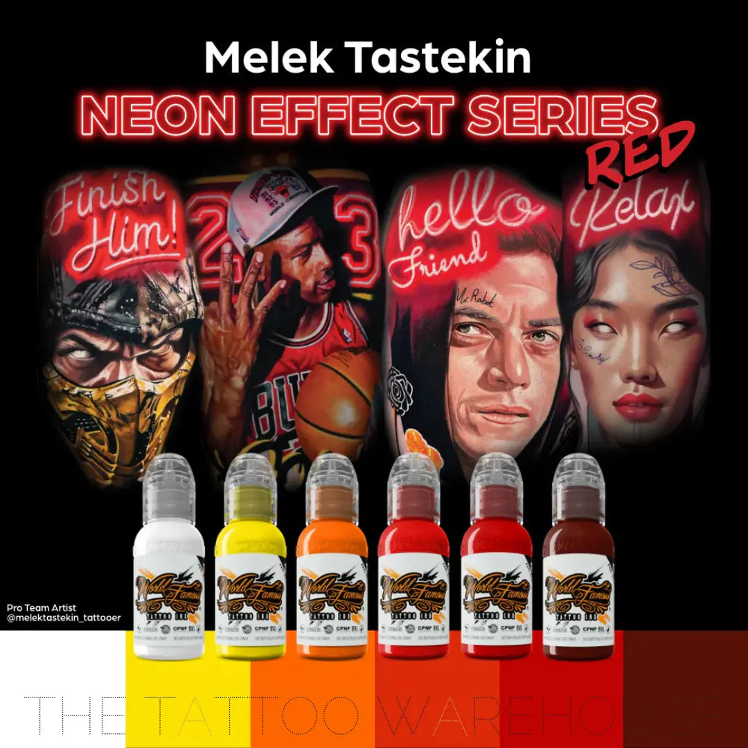 Melek Tastekin Red Neon Effect Series 1oz