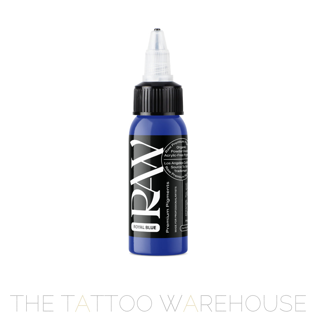 Raw Pigments Royal Blue tattoo ink, 1oz bottle