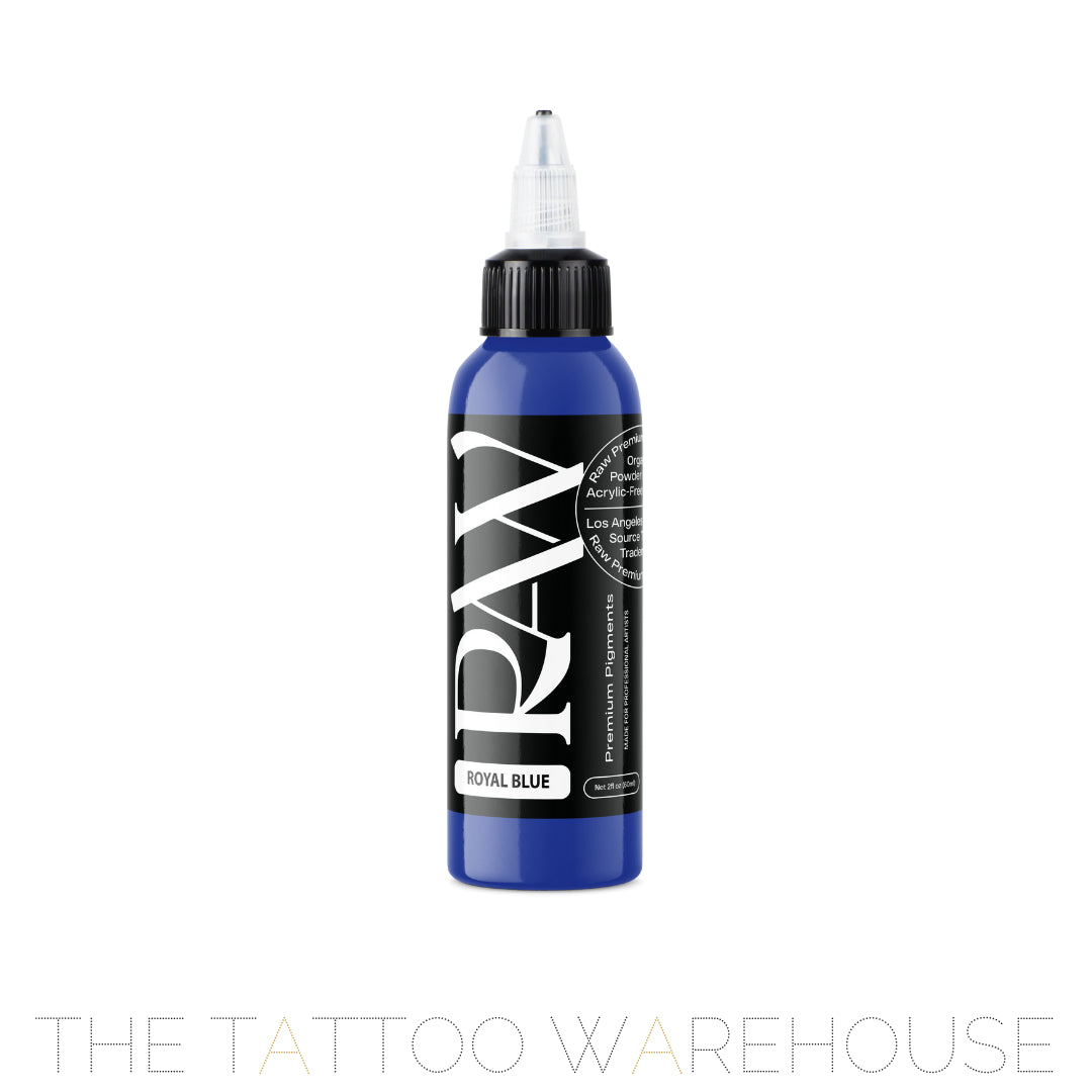 Raw Pigments Royal Blue tattoo ink, 2oz bottle
