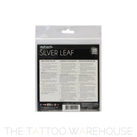 Mont Marte imitation silver leaf sheets, 14x14cm, pack of 25