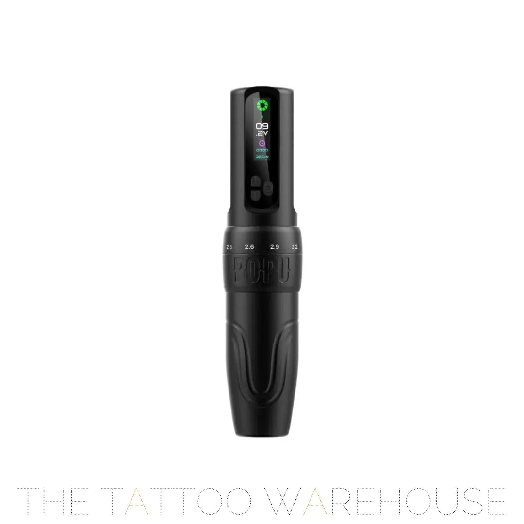 POPU DIVA Adjustable Stroke wireless Tattoo & PMU Machine Black