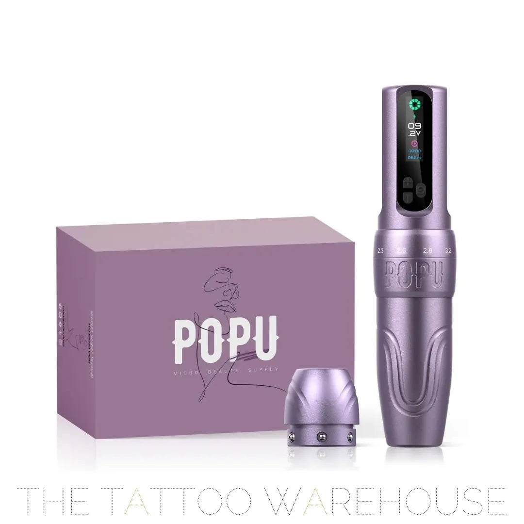 POPU DIVA Adjustable Stroke wireless Tattoo & PMU Machine Black