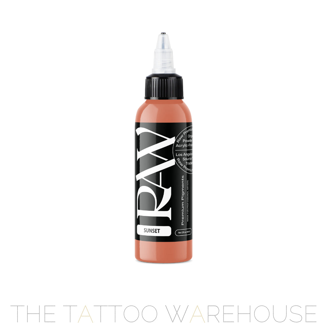 Raw Pigments Sunset tattoo ink, 2oz bottle