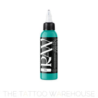 Raw Pigments Teal tattoo ink, 2oz bottle