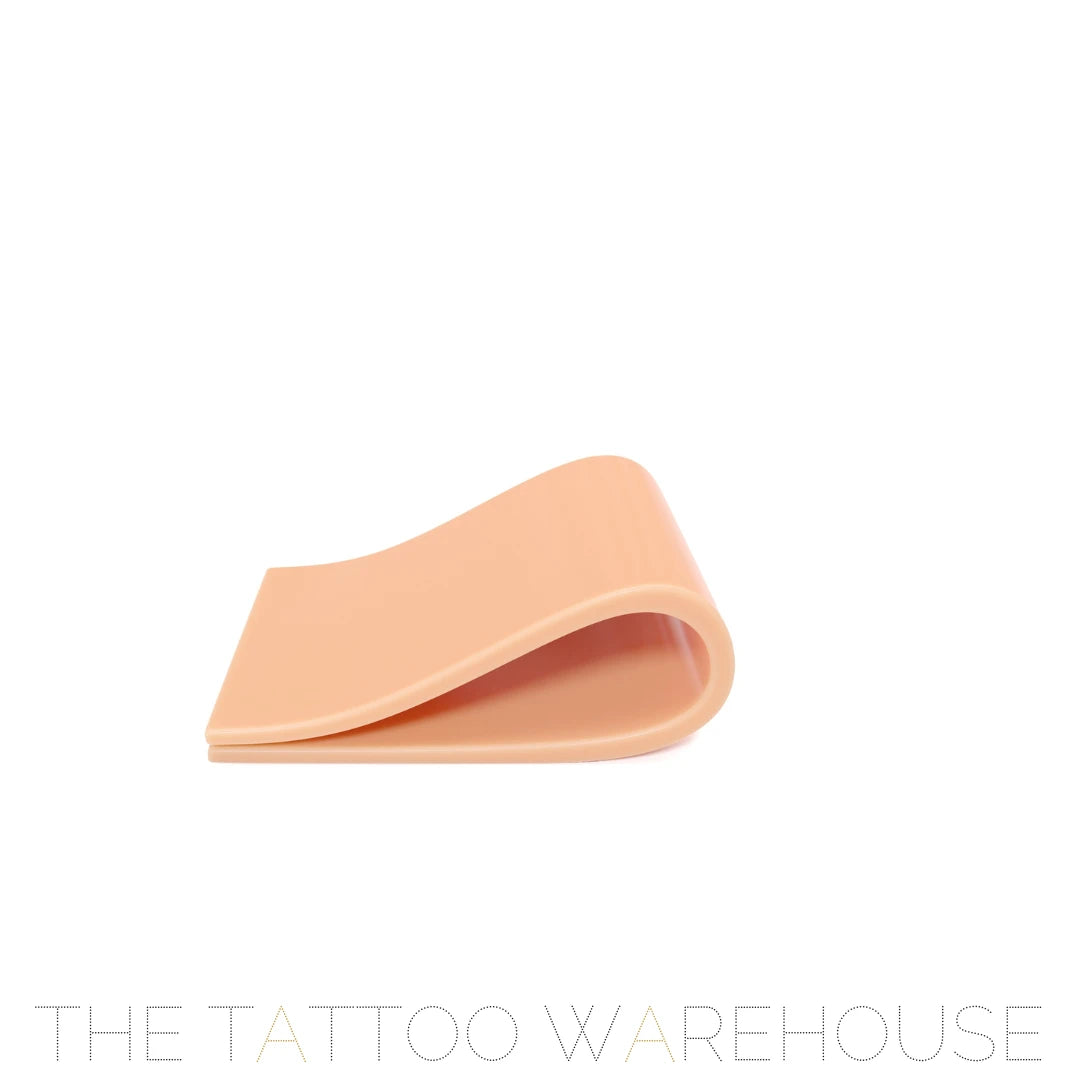 Extra thick tattoo practice skin, reverse side view