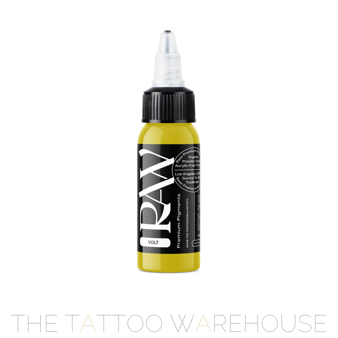 Raw Pigments Volt tattoo ink, 1oz bottle