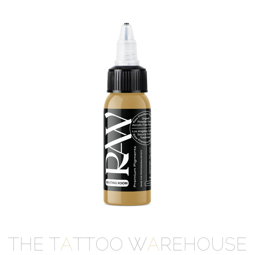 Raw Pigments Waiting Room tattoo ink bottle
