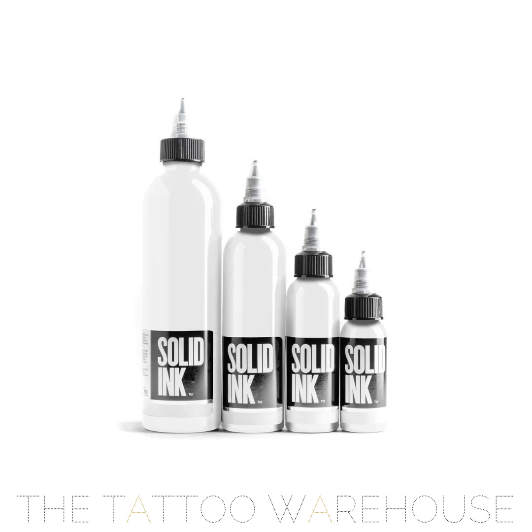 Bottle of Solid Ink White tattoo ink