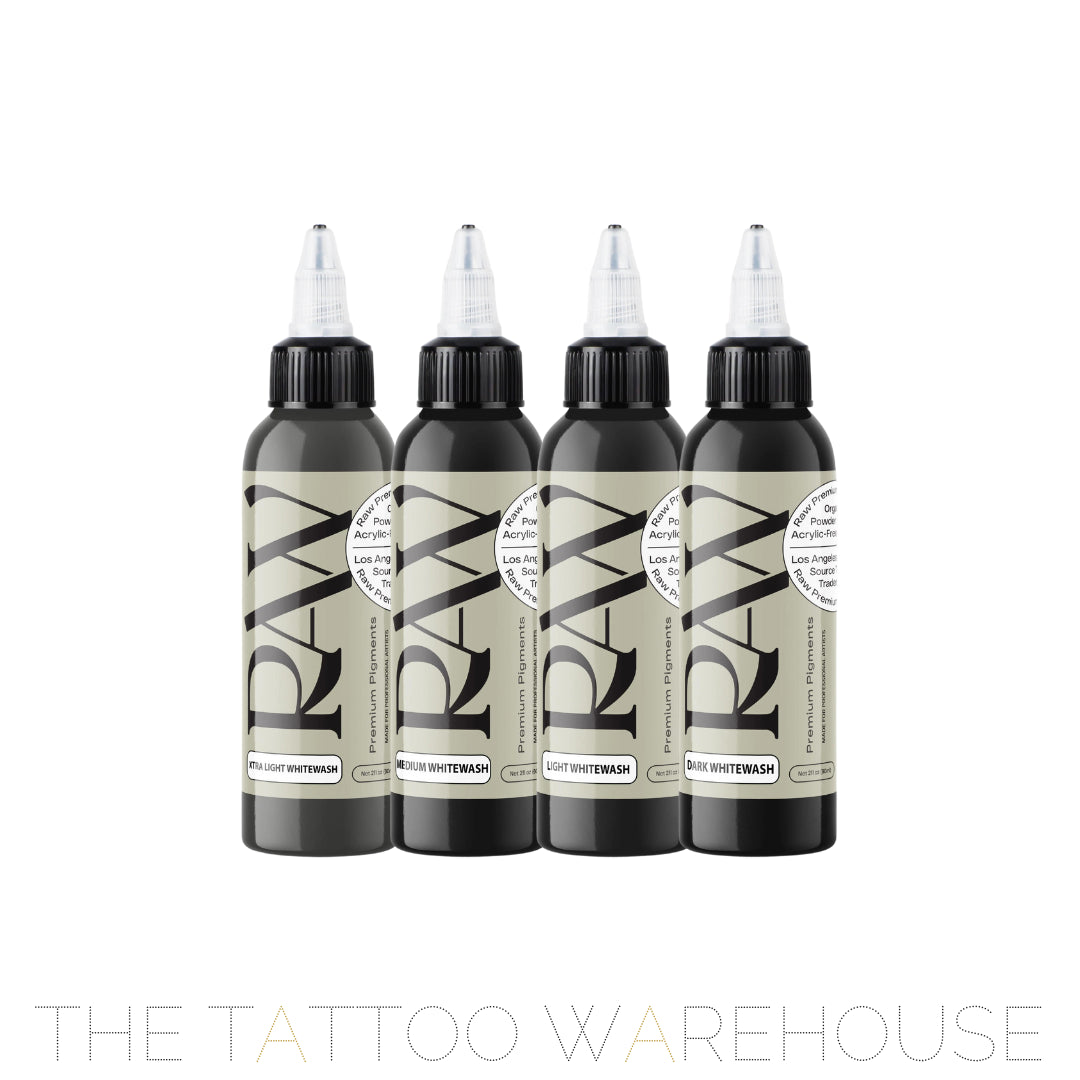 Raw Pigments White Wash Set, 2oz bottles