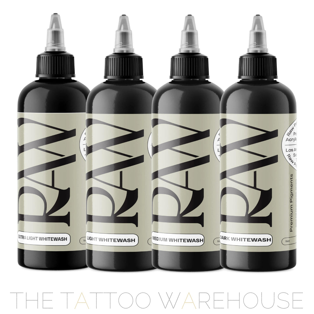 Raw Pigments White Wash Set, 8oz bottles