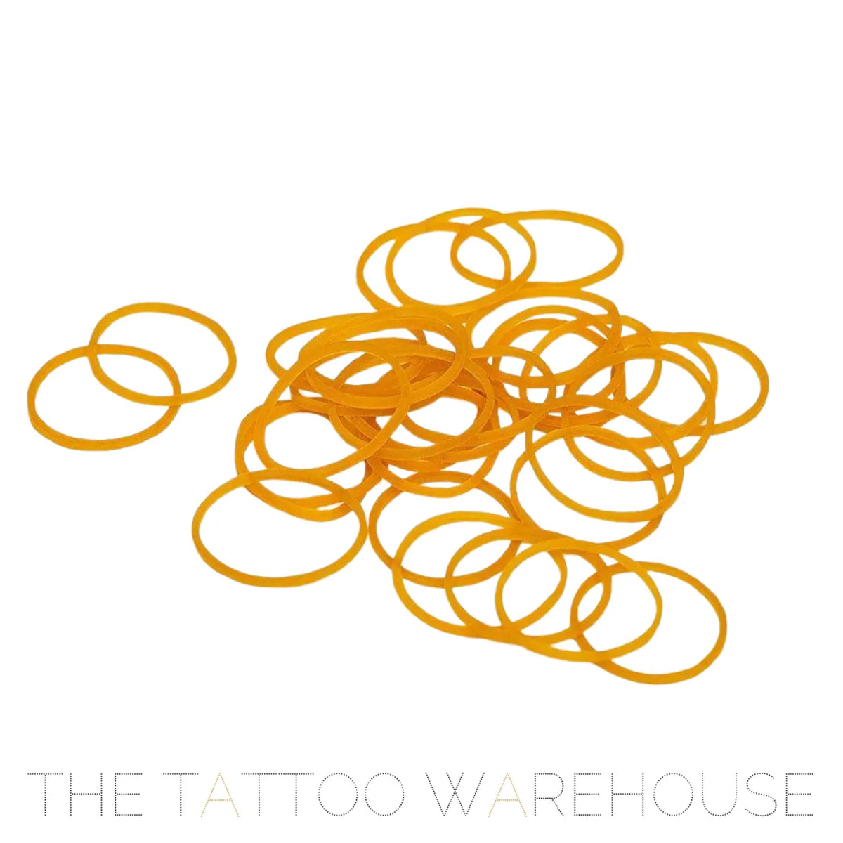 Yellow rubber bands for tattoo machines
